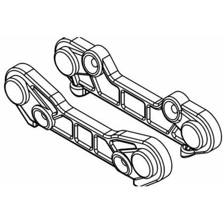 Front Wishbone Holder Set 8 Deg