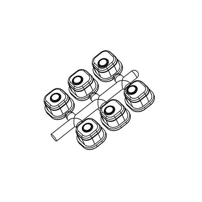 Alloy Wishbone Holder Tue/Squat Inserts