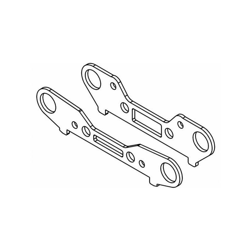Rear Wishbone Holder Steel Bracket Set