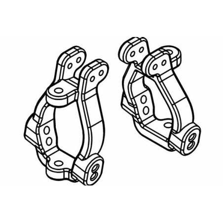 Left / Right Caster Block Set 6 Deg