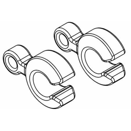 Wheelbase Adjustment Y-Clips 6.5-7mm