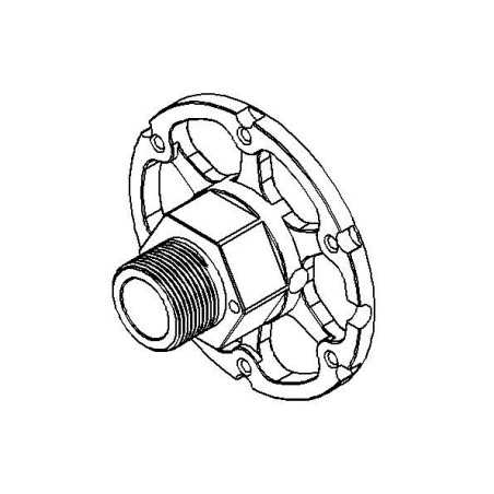 Hydrax Wheel / Disc Drive Block +10mm Offset