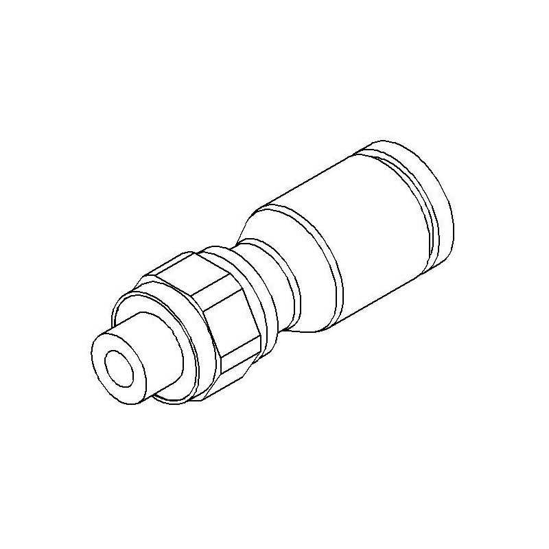 Hydrax Q4mm Straight Fitting