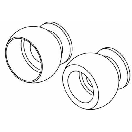 Steering Servo Arm Joint Balls (2x3mm 2x4mm)