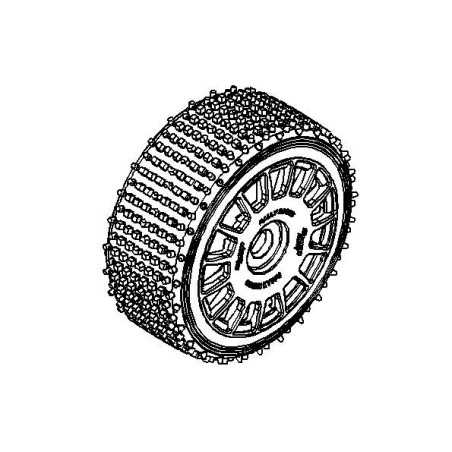 Tyre 160mm Micro Stud BM + Wheel