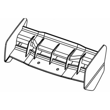 RR5 Buggy Rear Wing Black