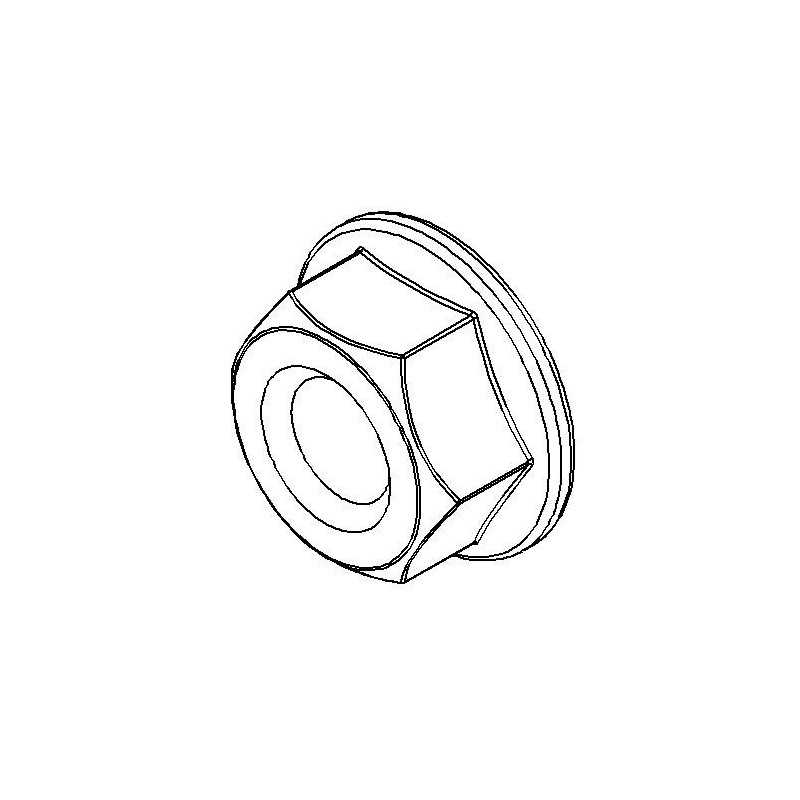 Flange Nut Hex M8