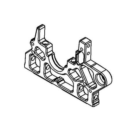 Rear Wishbone/Tower Holder Bracket Anti Squat 0deg Right