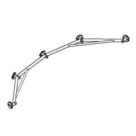 Body Rear Plastic Crash Bar for TCA5 EFRA 5073-74/21