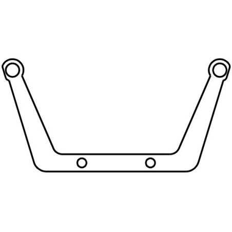 Front Long Shock Tower Steel Brace Inner Outer Set