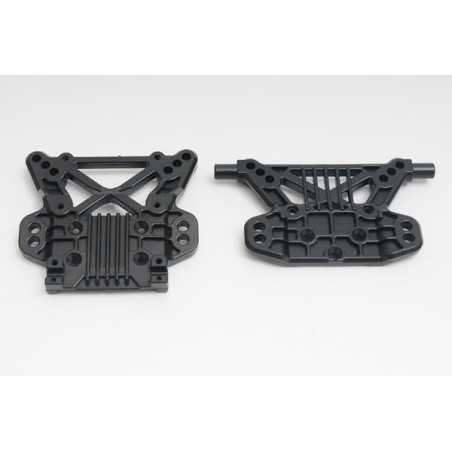 Rear Shock Tower Inner Outer Set Rally X4