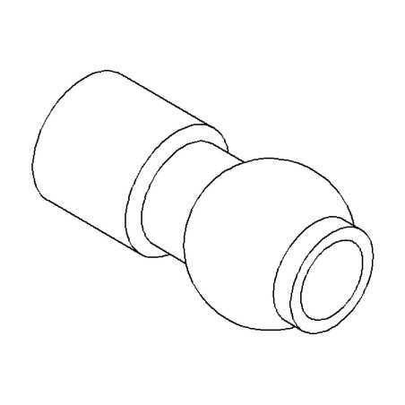 Anti-Roll Bar Lower Steel Ball Q6x9.5mm