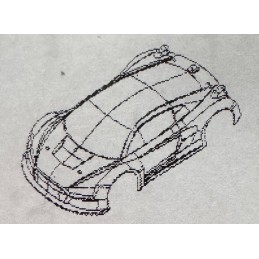 GT-A Body Shell Kit 1mm WB 325-340mm