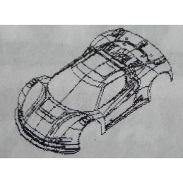 GT-F Body Shell Kit 1mm WB 325-340mm
