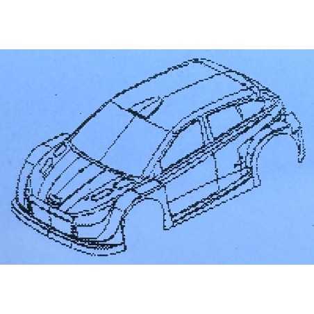GT-R Rally Body Shell Kit 1mm WB 325-340mm