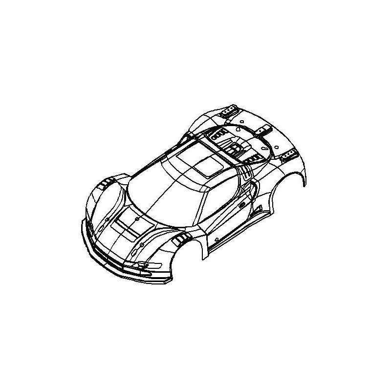 GT-F Body Shell Kit 1mm WB 325-340mm GT-F Body Shell Kit 1mm WB 325-340mm