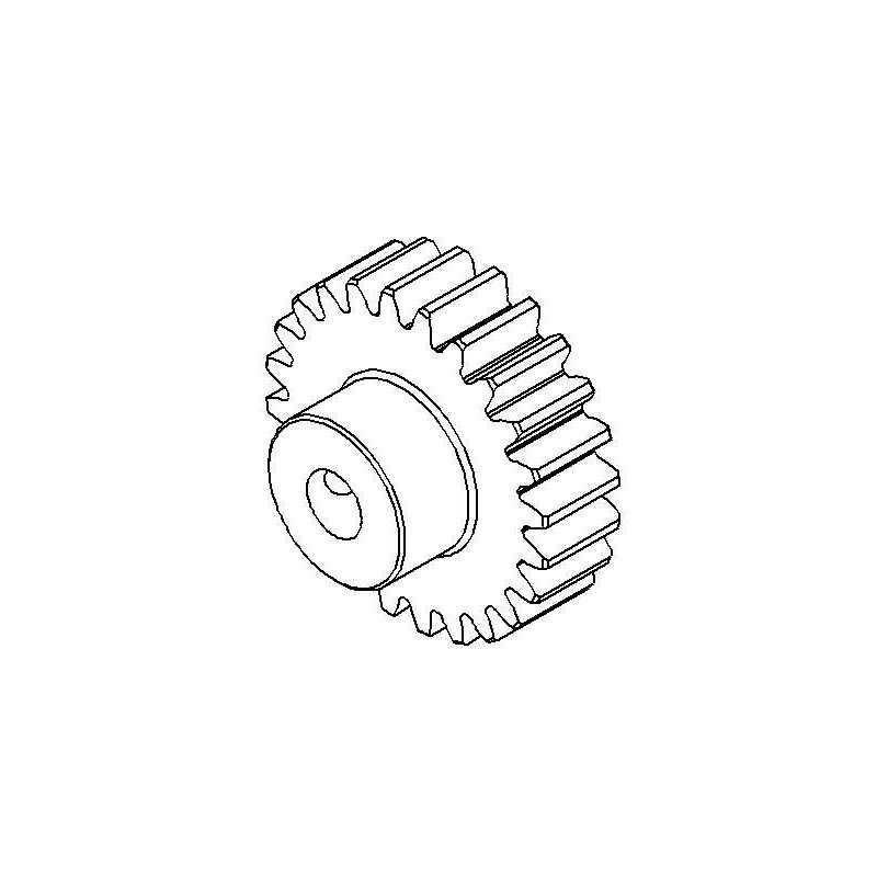 GT Center Pinion Gear Alloy Z24 (Opt)