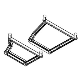 GT Side Body Mount Holder Set Composite L/R