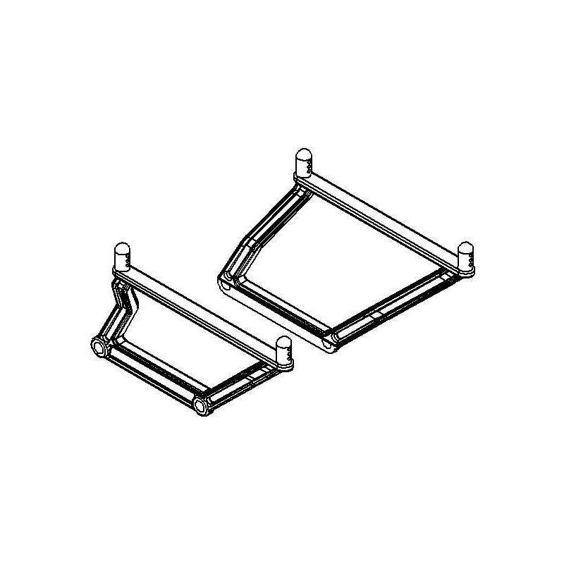 GT Side Body Mount Holder Set Composite L/R