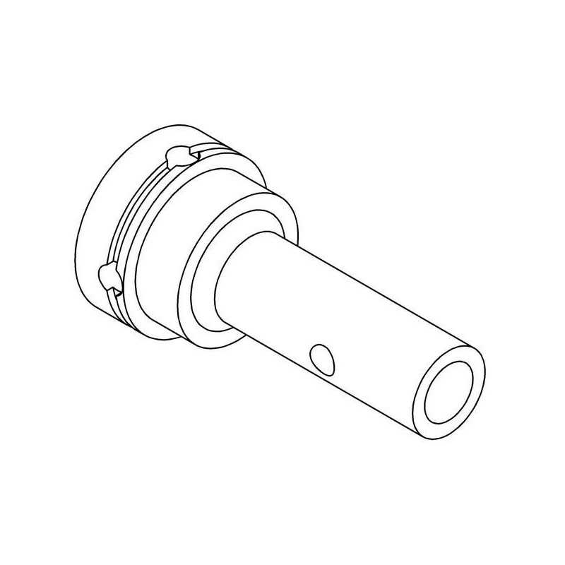 Rear Axle for CVD w/slot O-Clip Comp 05/2012