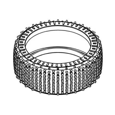 Tyre 180mm Micro Stud V2 BS Lightweight