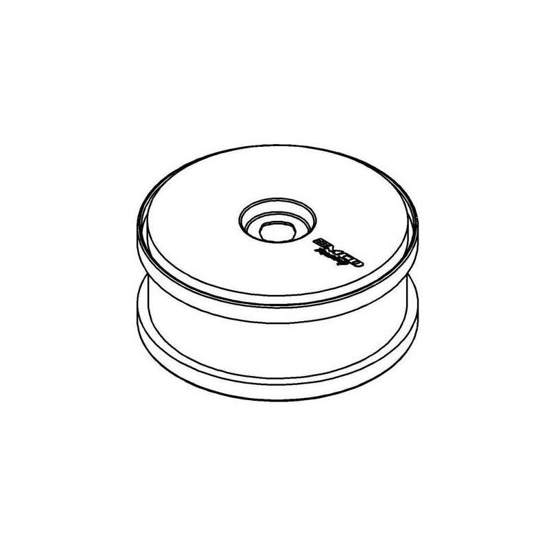 Wheel White Dish Disc 180mm