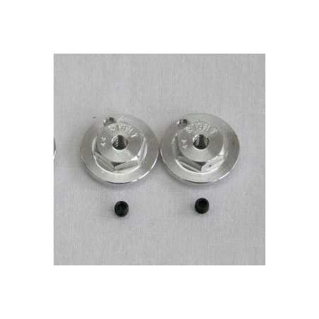 Wheel Nut M6 with Locking Screw Right Thread