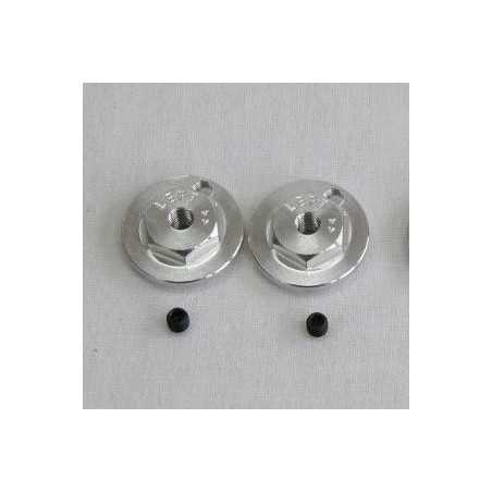 Wheel Nut M6 with Locking Screw Left Thread