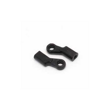 Rose Joint Plastic Body Medium Angled Black