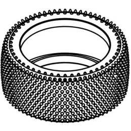 Tyre 155mm Astro-Grip Yellow Spot 70 SH