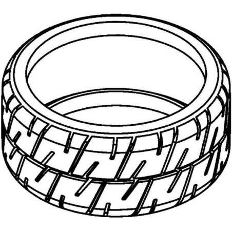 Tyre 142mm Rossa Tarmac Ultra Grip Rally X4