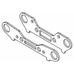 Rear Wishbone Holder Steel Bracket Set