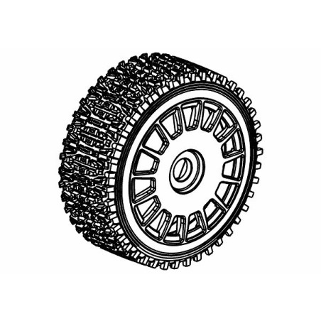 Tyre 160mm Dirt Xross Rally WM + Wheel