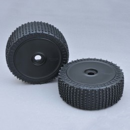 Tyre 180mm Micro Stud V2 BS LW + Wheel Black