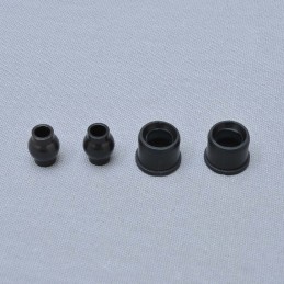 Alloy Shock Joint Ball and Composite Inserts
