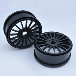 Wheel Black 17 Spoke 180mm