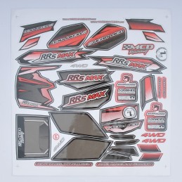 RR5 CF Max Body Shell Decal Set