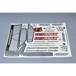 W5 Max Body Shell Decal Set