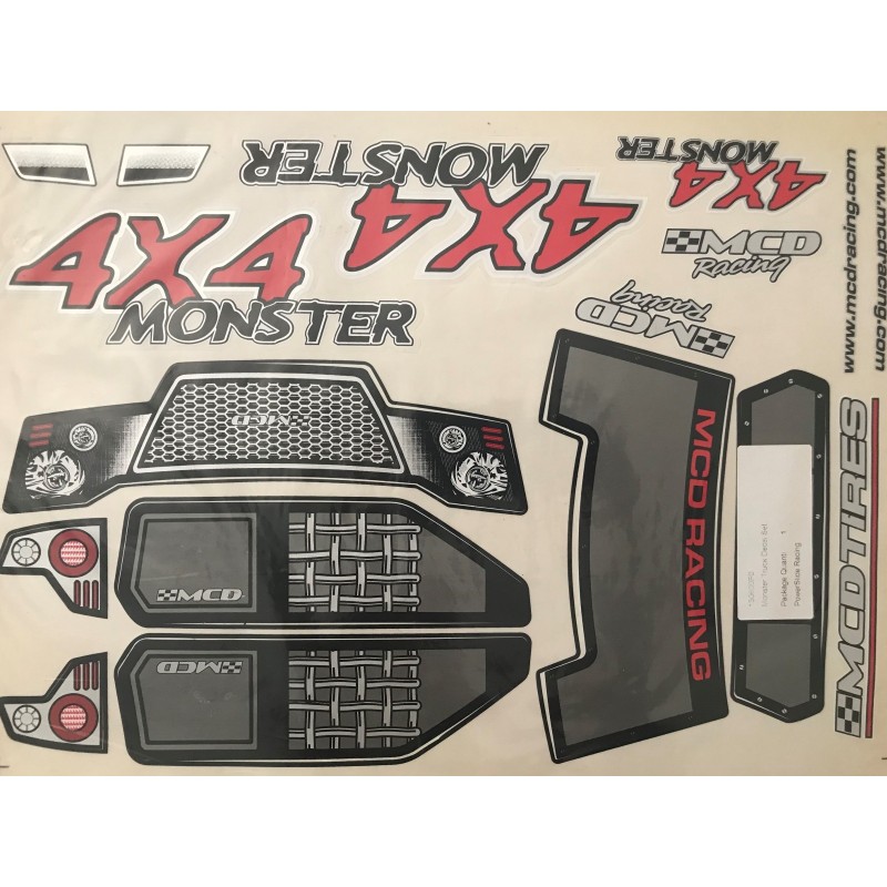 Monster Truck Decal Set